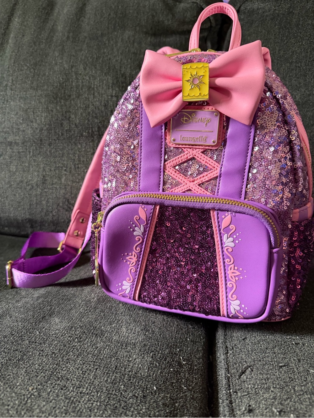 Loungefly Rapunzel Sequin Backpack